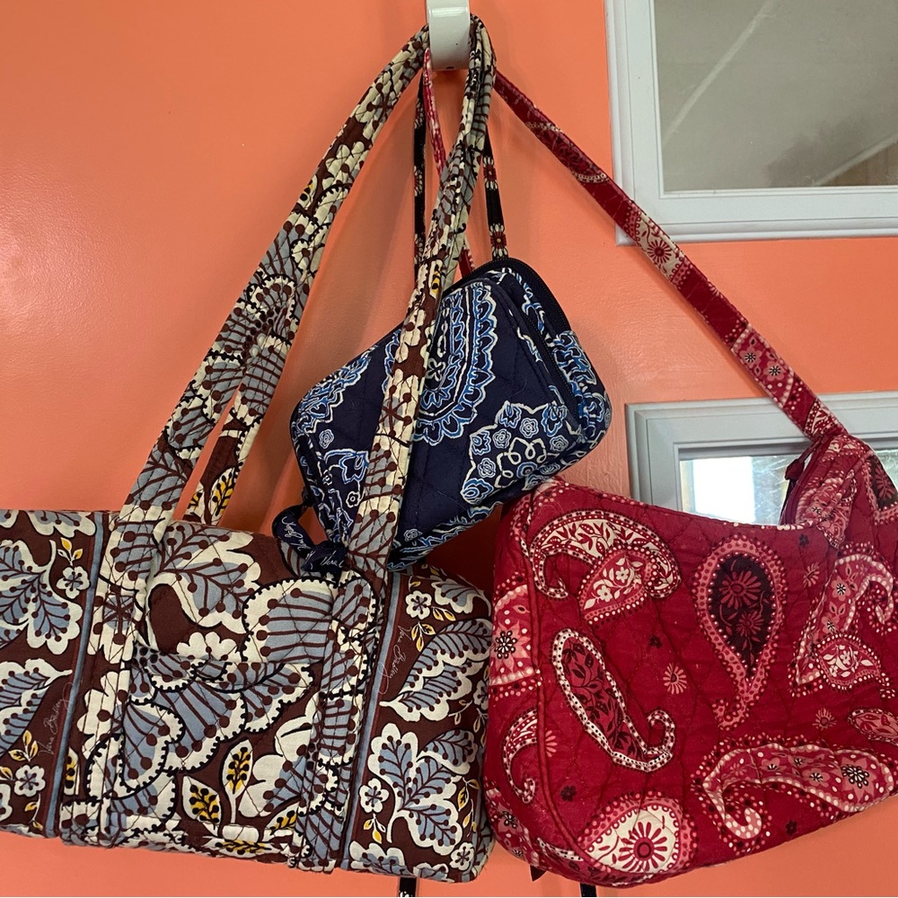 Three Vera Bradley items for one money.